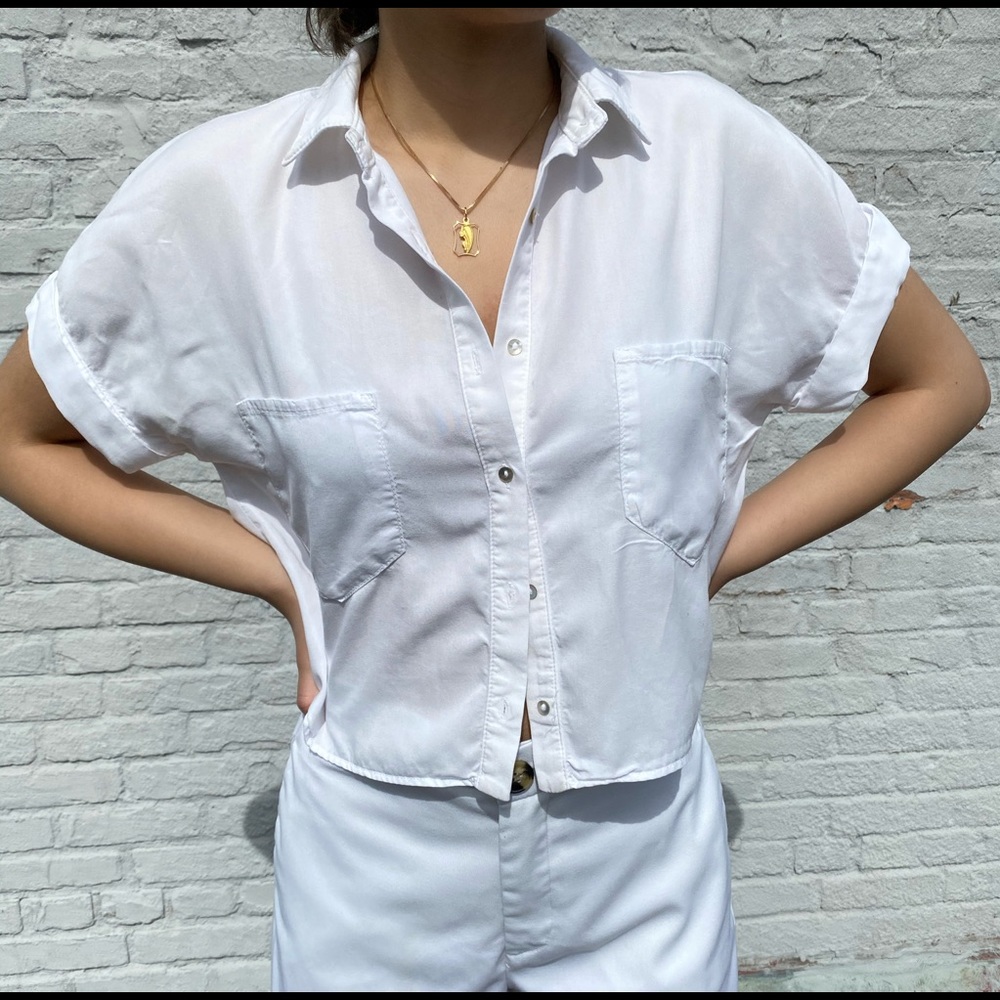 White button up